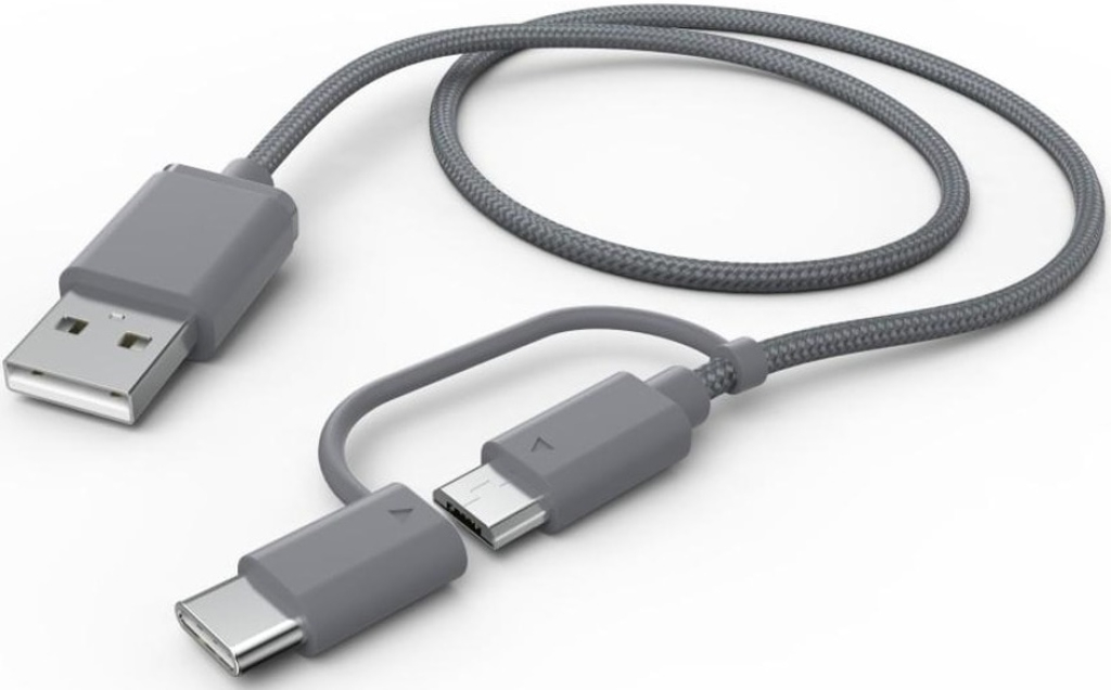 Кабел HAMA 187224 USB-C - USB-А мъжко, 1 м